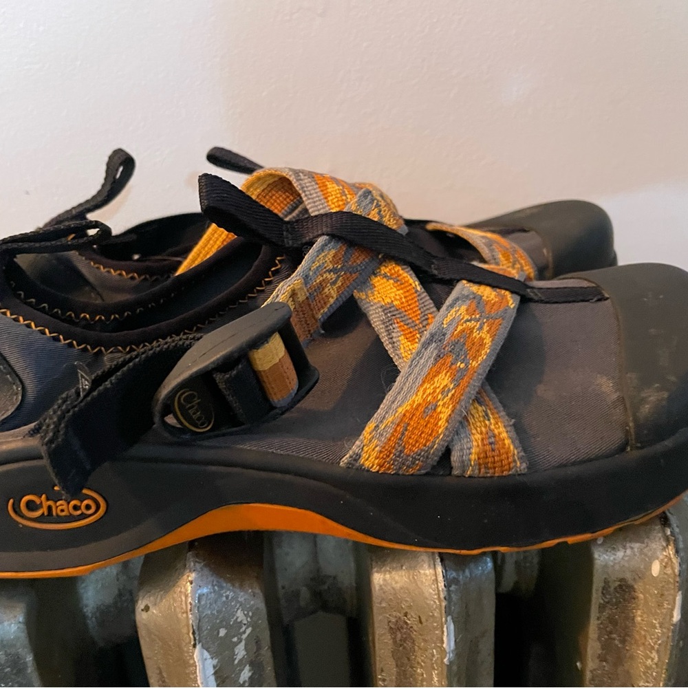 Chaco orange and grey Ponsul Balloo multipurpose water trekking shoes